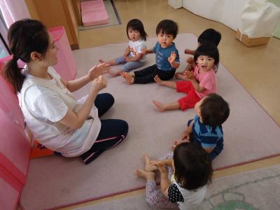 １歳児の手遊び