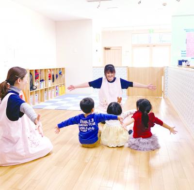 東京都多摩市関戸3-14-8シェモア桜ヶ丘1階にある、保育のお仕事求人